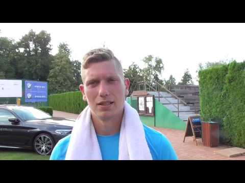 Štěpán Rinko po prohře ve 2. kole kvalifikace na turnaji Futures v Pardubicích