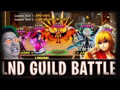 SUMMON KEN and GUILD WAR BATTLE VS LND NAT5 DEFENSE - isengdudegame Summoners War