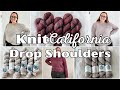 Drop Shoulder Sweater Comparison Knit California