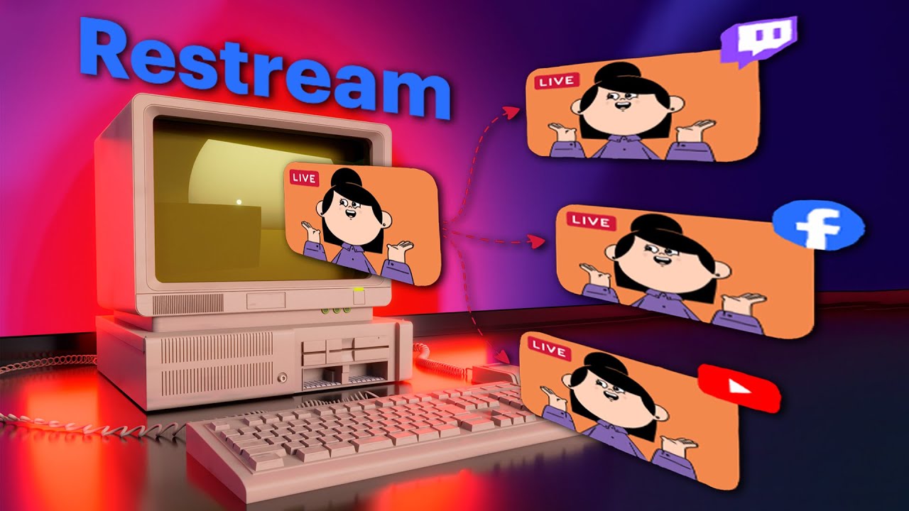 Faça LIVES em qualquer PC usando Restream.io!!!
