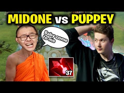 Midone vs Puppey with 37 Blood Stone Charges Storm Spirit