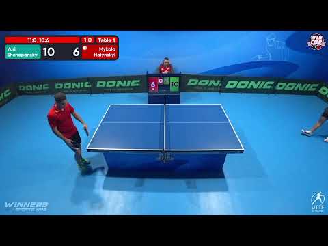 16:00 Yurii Shchepanskyi 3-0 Mykola Halynskyi West 3 WIN CUP 29.11.2022 | TABLE TENNIS WINCUP