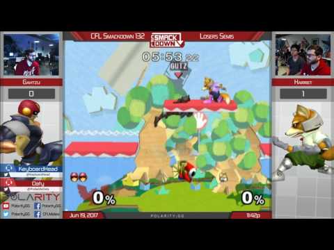 CFL Smackdown 132 Melee - Gahtzu (Falcon) vs Harriet (Fox) - Losers Semis