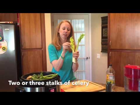 Electric pressure cooker bone broth in 3 hours