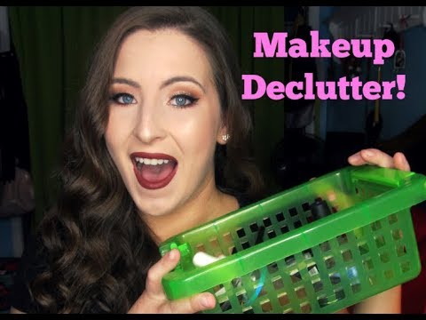 End of the Year MAKEUP DECLUTTER! 2017 Video
