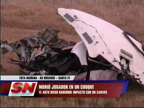 Diego Barisone fallece en accidente en la Aut. Santa Fe Rosario  Informe. de Somos Santa Fe.