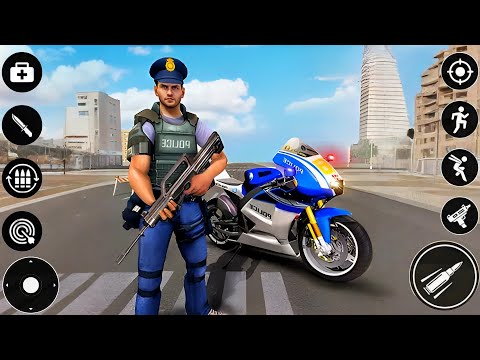 Police Bike City Gangster Chase _ Android GamePlay
