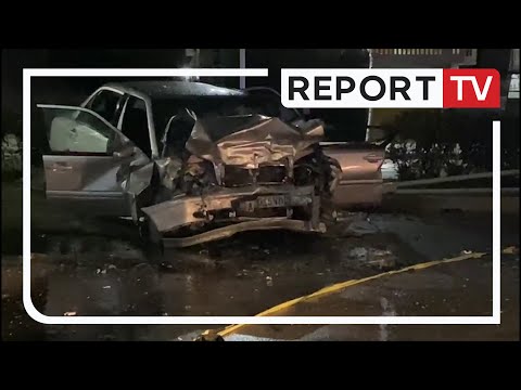 Report TV -Aksident me vdekjen në Vlorë! Përplasen dy makina, humb jetën efektivi i policisë