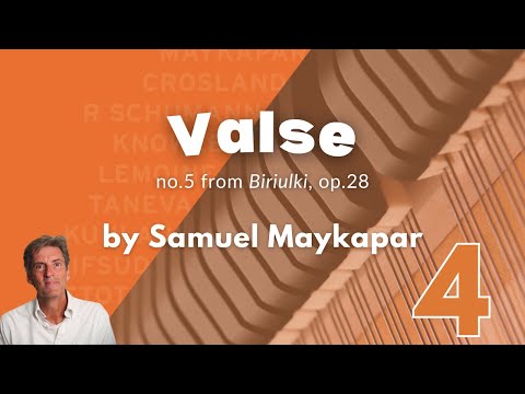 Valse (op.28, no.5) by S. Maykapar: Trinity Grade 4 Piano