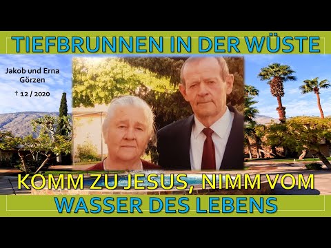 Tiefbrunnen in der Wüste (1 Mo 26) - Mut machendes Leben und Glauben von Jakob und Erna Görzen