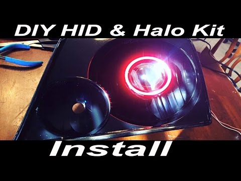 Diy Blacked Out HID & Halo Retrofit 03 Ford Explorer