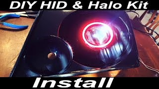 Diy Blacked Out  HID & Halo Retrofit 03 Ford Explorer