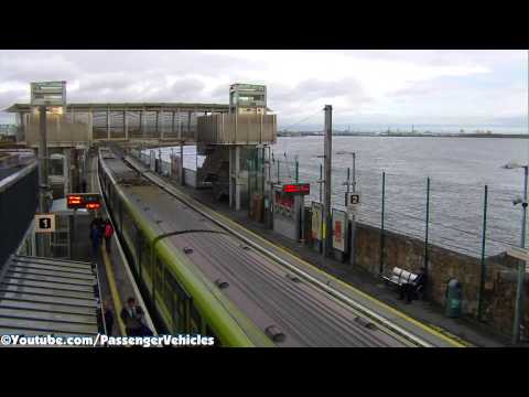 Dart Train number 8338 - Booterstown Station, Dublin