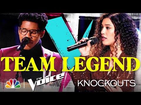 Mandi Castillo and Thunderstorm Artis Both Wow the Coaches - The Voice Knockouts 2020