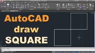 AutoCAD Draw a Square Quickly