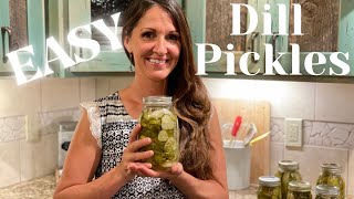 How To Preserve Dill Pickles / No Water Bath Needed