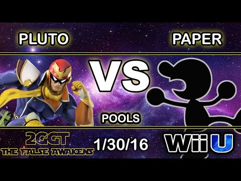 2GGT: The False Awakens - FAD | Pluto (Captain Falcon) Vs. Paper (Mr. Game & Watch) Pools