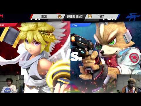 PRISM 163 - KidG (Pit) vs. 1Yay (Fox) - Losers Semis - Smash Ultimate Singles