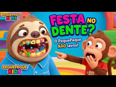 🦷 FESTA NO DENTE? O Menino que FUGIA da Escova! 😱