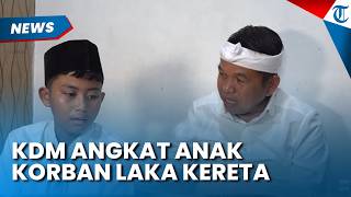 Dedi Mulyadi Sambangi Anak Korban Kecelakaan Kereta Bekasi, Siap Angkat jadi Anak
