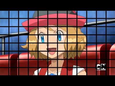 Ash vs Alain Kalos League Finale