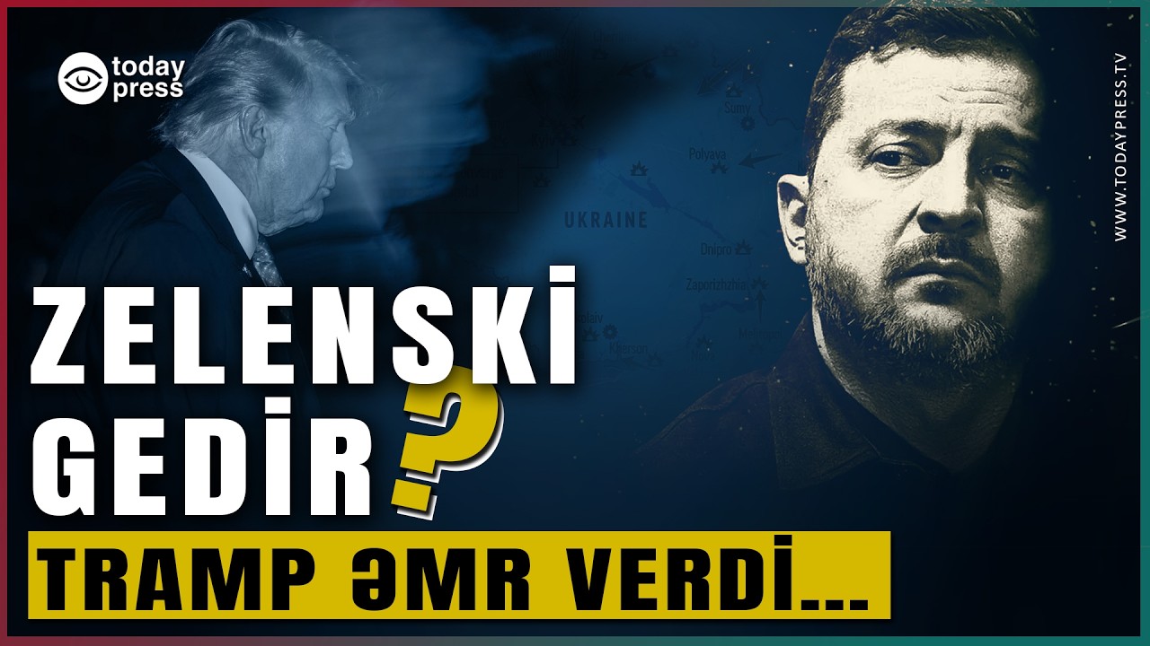 Ukraynada Yeni Prezident Seçkisi Qaçılmazdır? | Trump vs Zelenski #TodayPress TV