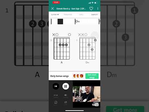 Slovak band - sun caje (akordy)