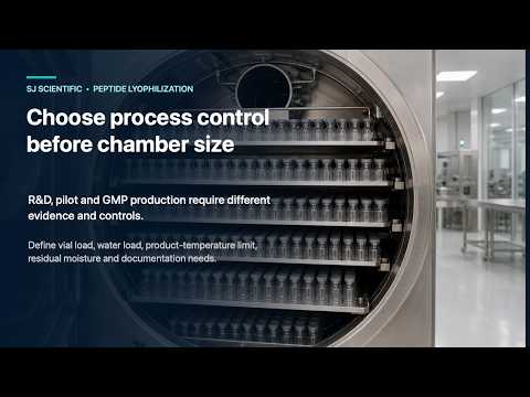 How to Select a Peptide Freeze Dryer from R&D to GMP video cover