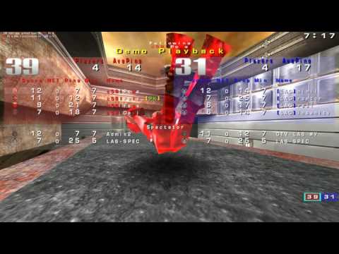 Quake 3 OSP: LAN Arena 6 - Q3TDM - c58 vs LaG - map2 - POV powa