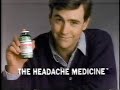 Excellent Excedrin Headache Medicine Commercial 1988