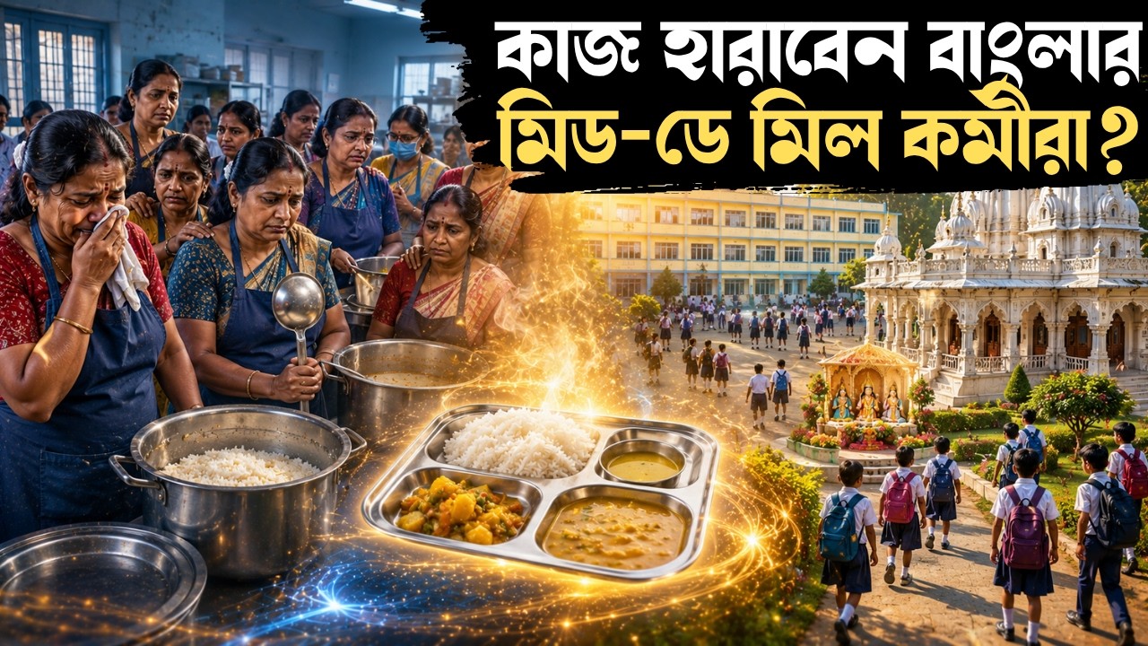 কাজ হারাবেন বাংলার মিড-ডে মিল কর্মীরা? কী জানা গেল? | Mid Day Meal Workers