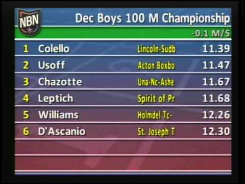 Boys Decathlon 100m Section 2 - New Balance Nationals Outdoor 2013