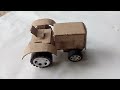 How To Make Mini Tractor With A Carborde At Home House Diy Tractor Cardboard