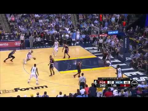 Trail Blazers vs Grizzlies - Game 5 | April 29, 2015 | NBA Playoffs