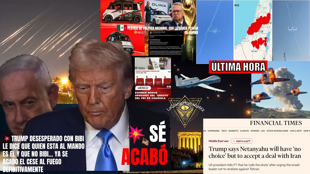 💥TRUMP LE GRITA A BIBI QUE EL QUE MANDA ES EL Y QUE ACEPTE EL ACUERDO DE IRAN. YA SE PRENDIO TODO