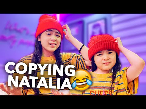 COPYING What NATALIA Does For 24 HOURS!! | Ranz and Niana