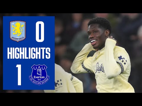 EXTENDED HIGHLIGHTS: Aston Villa 0-1 Everton