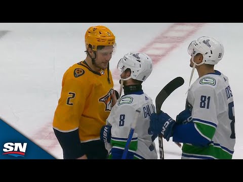 Canucks, Predators Exchange Handshakes After Six-Game Series