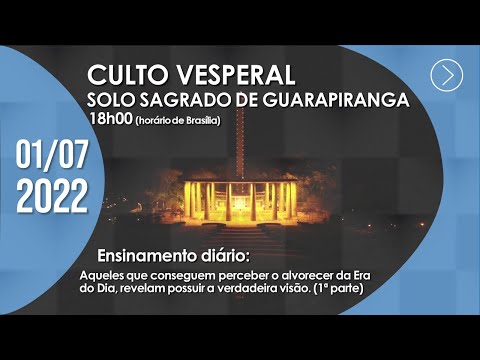 Culto Vesperal | "O Pão Nosso de Cada Dia", v. 1 Poema 14  - 01/07/2022