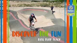#DiscoverTheFun at the Floyd Lamb Park BMX Pump Track