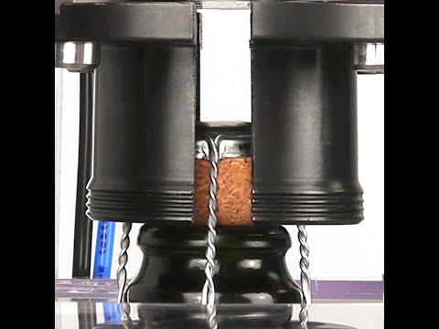 Champagne and sparkling wine cork extraction torque