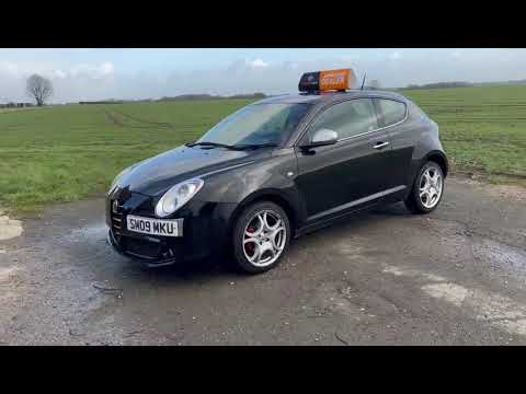 2009 09 ALFA ROMEO MITO 1.4 VELOCE 16V 3d 95 BHP (UK Motor Group) Black