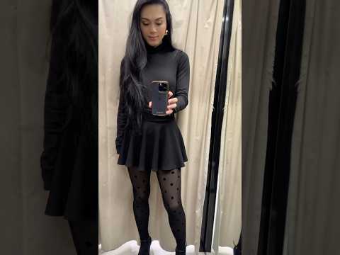 Dressing room moment  #nylon #tights #fashion #fyp