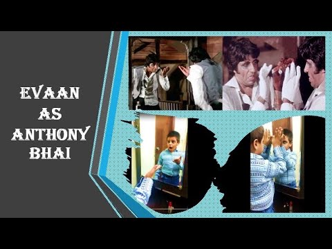 Amitabh Bachchan talking to mirror | Drunk comedy scene | Amar Akbar Anthony@EvaanJainWorld