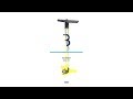 BBB CYCLING AirSteel Fietspomp Jumbo-Visma Geel — video 4