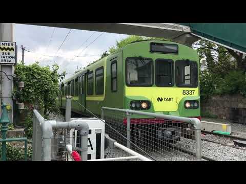 DART Train at Bray Station in IRELAND