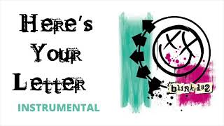 Blink 182 - Here’s Your Letter (Instrumental HQ) #instrumental #selftitled #blink182