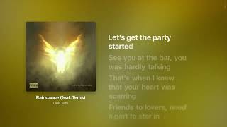 Dave – Raindance  ft. Tems  (Lyrics) | Str8Lyrical