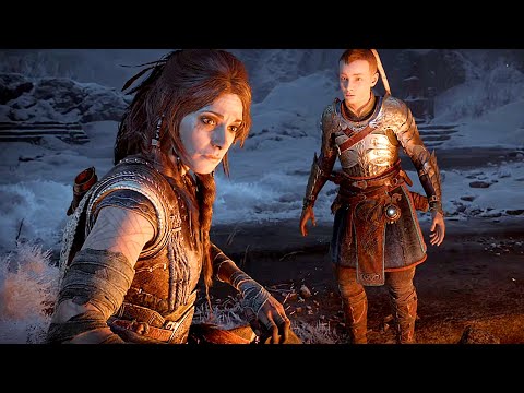 Atreus Meets Freya - God of War Ragnarok (GOWR PS5)