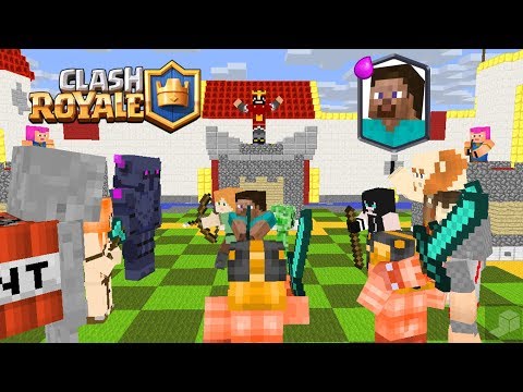 Monster School : Clash Royale  Minecraft Battle animation
